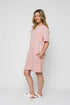 Nell-Luxe Fleece Tee Dress